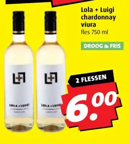 Boni Lola + Luigi chardonnay viura aanbieding