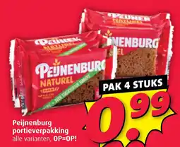 Boni Peijnenburg portieverpakking aanbieding