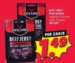 Boni Jack Link's beef jerkey aanbieding