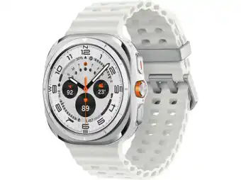 MediaMarkt Samsung Galaxy Ultra 47.4mm - Lte Smartwatch Titanium White aanbieding