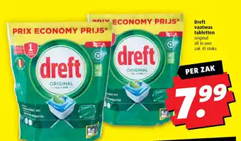 Boni Dreft vaatwas tabletten aanbieding