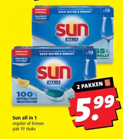Boni Sun all in 1 aanbieding