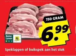 Boni Speklappen of buikspek aan het stuk aanbieding