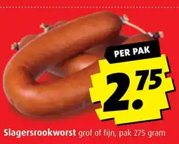 Boni Slagersrookworst aanbieding