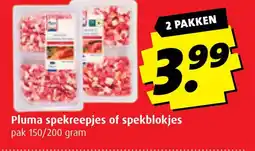 Boni Pluma spekreepjes of spekblokjes aanbieding