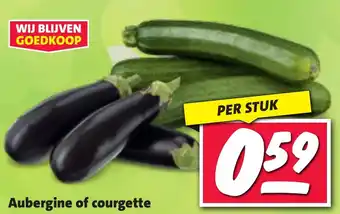 Nettorama Aubergine of courgette aanbieding