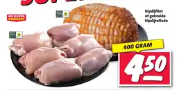 Nettorama Kipdijfilet of gekruide kipdijrollade aanbieding