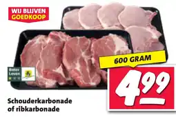 Nettorama Schouderkarbonade of ribkarbonade aanbieding