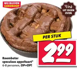 Nettorama Roomboter speculaas appeltaart aanbieding