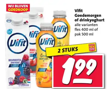 Nettorama Vifit Goedemorgen of drinkyoghurt aanbieding