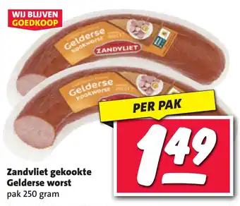 Nettorama Zandvliet gekookte Gelderse worst aanbieding