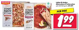 Nettorama Lekker & Anders döner pizza of Turkse pizza aanbieding