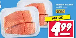 Nettorama Zalmfilet met huid aanbieding