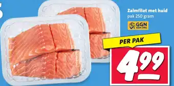 Nettorama Zalmfilet met huid aanbieding
