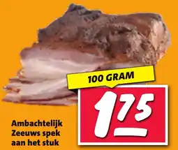 Nettorama Ambachtelijk Zeeuws spek aan het stuk aanbieding