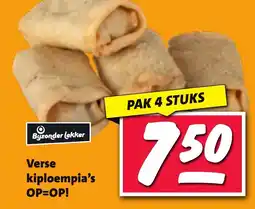 Nettorama Verse kiploempia's aanbieding
