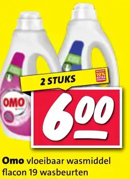 Nettorama Omo vloeibaar wasmiddel aanbieding