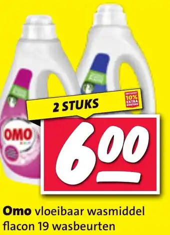 Nettorama Omo vloeibaar wasmiddel aanbieding