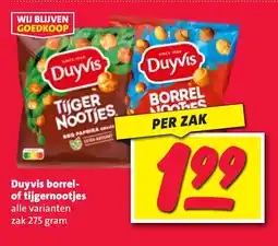 Nettorama Duyvis borrel- of tijgernootjes aanbieding