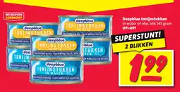 Nettorama Deepblue tonijnstukken in water of olie aanbieding