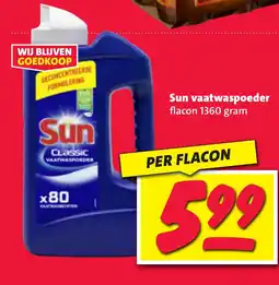 Nettorama Sun vaatwaspoeder aanbieding