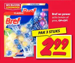 Nettorama Bref wc power activ lemon of pine aanbieding