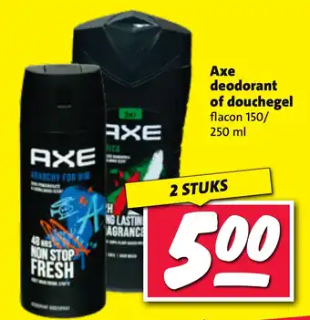 Nettorama Axe deodorant of douchegel aanbieding