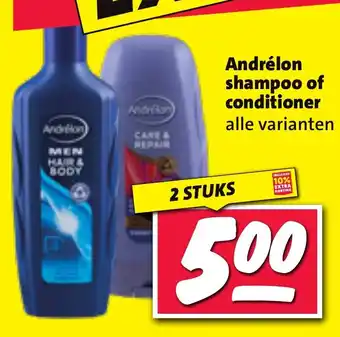 Nettorama Andrélon shampoo of conditioner aanbieding
