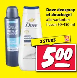 Nettorama Dove deospray of douchegel aanbieding