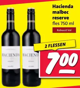 Nettorama Hacienda malbec reserve aanbieding