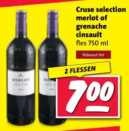 Nettorama Cruse selection merlot of grenache cinsault aanbieding
