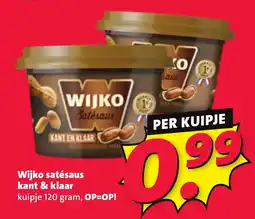Nettorama Wijko satésaus kant & klaar aanbieding