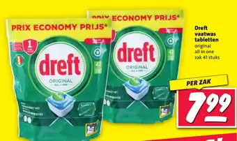 Nettorama Dreft vaatwas tabletten original all in one aanbieding