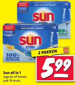 Nettorama Sun all in 1 regular of lemon aanbieding