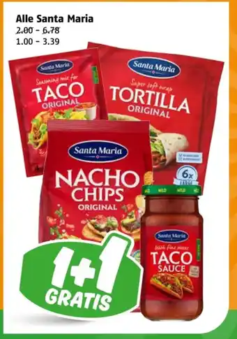 Poiesz Alle Santa Maria aanbieding