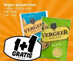 Poiesz Vergeer geraspte kaas aanbieding