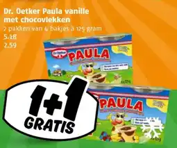 Poiesz Dr. Oetker Paula vanille met chocovlekken aanbieding