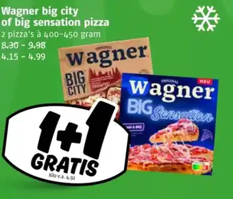 Poiesz Wagner big city of big sensation pizza's aanbieding