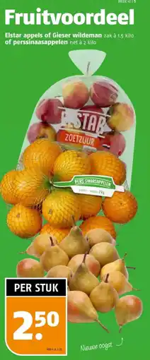 Poiesz Elstar appels of Gieser wildeman of perssinaasappelen aanbieding