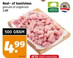 Poiesz Nasi- of bamivlees aanbieding