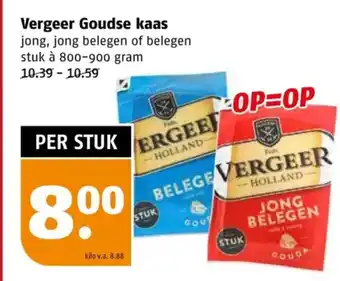 Poiesz Vergeer Goudse kaas aanbieding