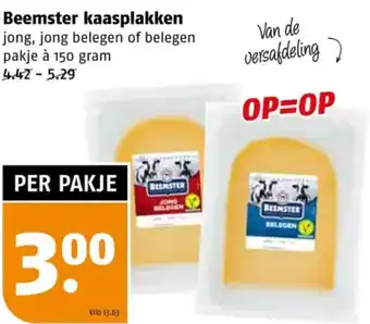 Poiesz Beemster kaasplakken aanbieding