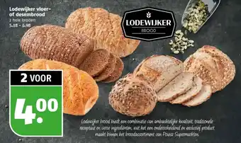 Poiesz Lodewijker vloer- of desembrood aanbieding