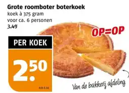 Poiesz Grote roomboter boterkoek aanbieding