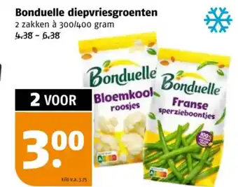 Poiesz Bonduelle diepvriesgroenten aanbieding