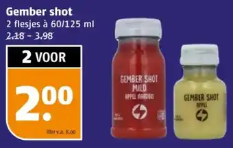 Poiesz Gember shot aanbieding
