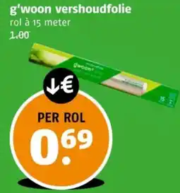 Poiesz G'woon vershoudfolie aanbieding