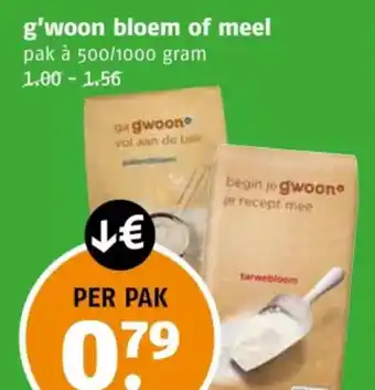 Poiesz G'woon bloem of meel aanbieding