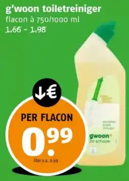 Poiesz G'woon toiletreiniger aanbieding