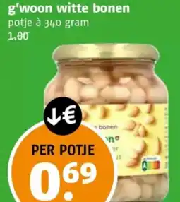 Poiesz G'woon witte bonen aanbieding
